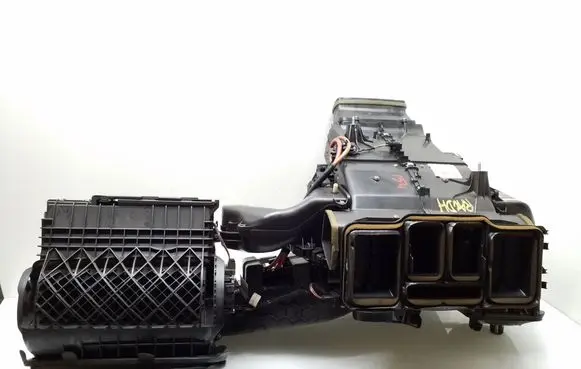 Interior heater climate box assembly