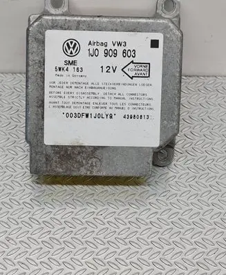 Seat Alhambra (Mk1) Airbag control unit/module 1J0909603 5WK4163 43980813