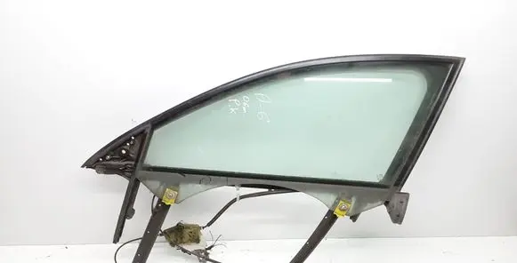 Audi A6 S6 C6 4F Front door window regulator with motor 4F0837461C