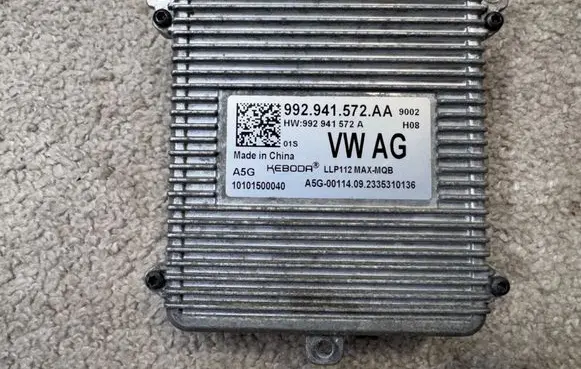 Volkswagen Arteon Shooting Brake Headlight ballast module Xenon 992941572AA