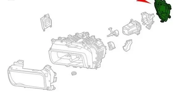 Porsche Macan (95C) Radiator mount bracket 95C805445