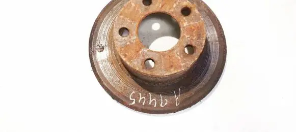 Volkswagen PASSAT B5 Rear brake disc neventiliuojamas