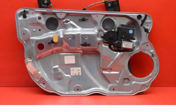 Volkswagen Polo Front door window regulator with motor 6Q0837751