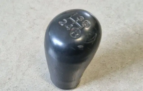Gear lever shifter trim leather/knob