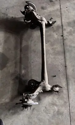 Rear axle beam