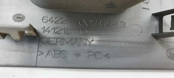 BMW 7 E65 E66 Dashboard side air vent grill/cover trim 6422700714713 14121810