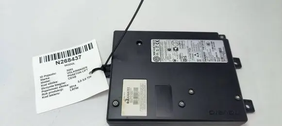 Volkswagen Phaeton Bluetooth control unit module 3D0035730D