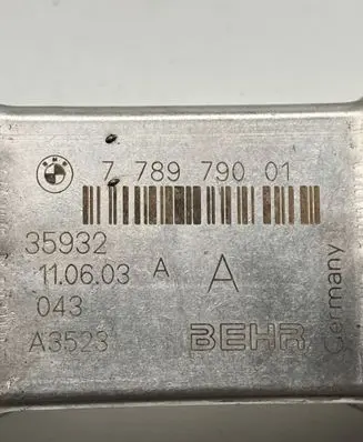 EGR valve cooler