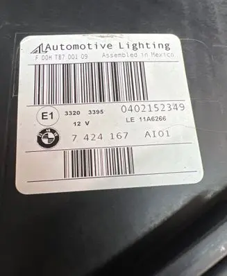 BMW X5 F15 Headlight/headlamp F00HTB700109 7424167 0402152349