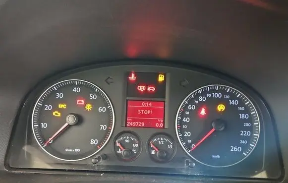 Volkswagen Touran I Speedometer (instrument cluster) 1T0920860 IMPRK1611865