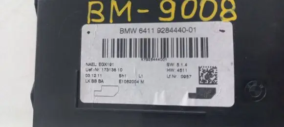 BMW 1 F20 F21 Air conditioner control unit module 9284440 928444001 SW5.1.4