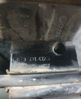 Front door hinge set