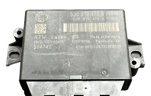 Skoda Superb B6 (3T) Parking PDC control unit/module 5J0919475B 304742 5J0919475A