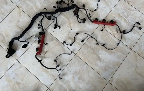 Audi Q7 4M Engine installation wiring loom 06E971595AB