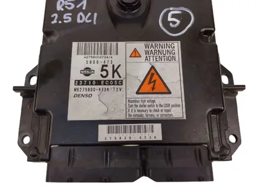 Nissan Pathfinder R51 Engine control unit/module ECU 23710EC05C MB2758004734
