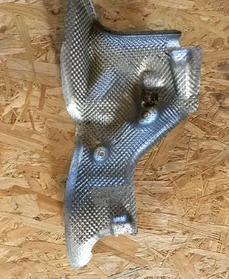 Heat shield in engine bay