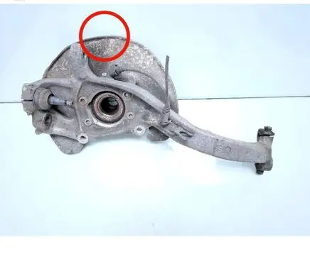 Audi A4 S4 B8 8K Front wheel hub spindle knuckle 4E0927804D