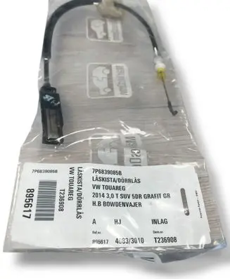 Volkswagen Touareg II Rear door cable line 7P6839085B