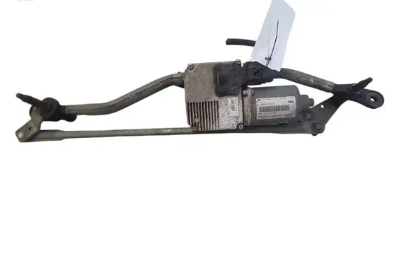 Front wiper linkage and motor