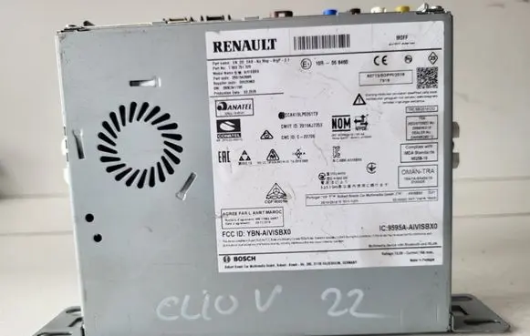 Renault Clio V Navigation unit CD/DVD player 259154266R