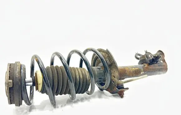 Front shock absorber with coil spring