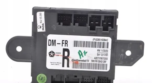 Maserati Ghibli Door control unit/module PRAWY PRZÓD 52851640AC