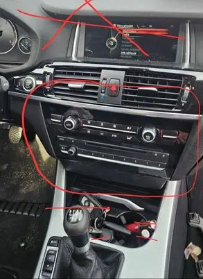 BMW X3 F25 Head unit multimedia control 9208591 9354076 64119354076