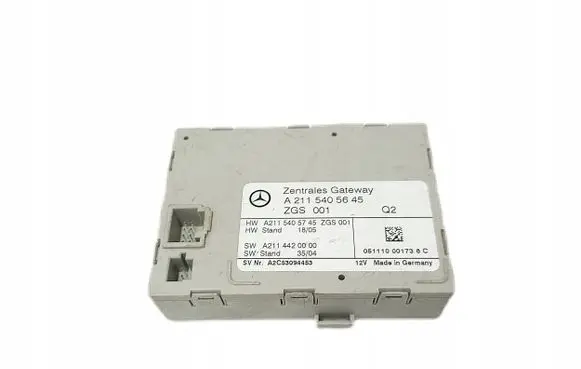 Mercedes-Benz CLS AMG C219 Gateway control module A2115405645