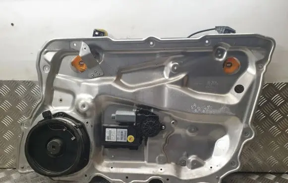 Audi A8 S8 D3 4E Front door window regulator with motor 4E0837850