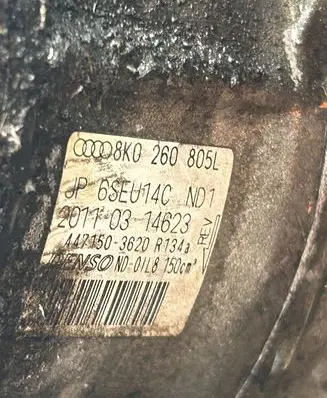 Audi A4 S4 B8 8K Air conditioning (A/C) compressor (pump) 8K0260805L