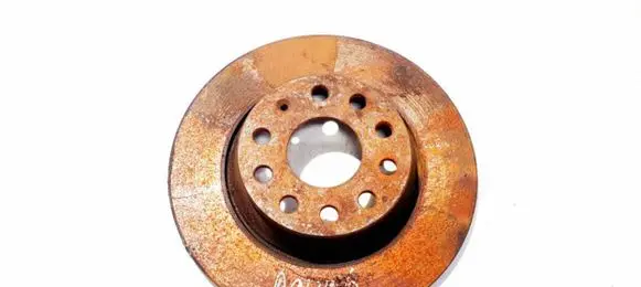 Volkswagen PASSAT B7 Rear brake disc neventiliuojamas
