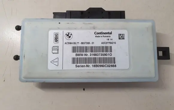BMW X5 F15 Airbag control unit/module 6837359