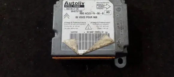 Citroen Xsara Picasso Airbag control unit/module 9646757180 550893100
