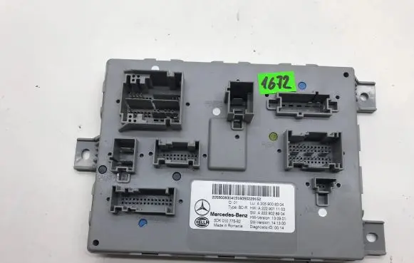 Mercedes-Benz C W205 SAM control unit A2059008304 A2229028904 A2229011103