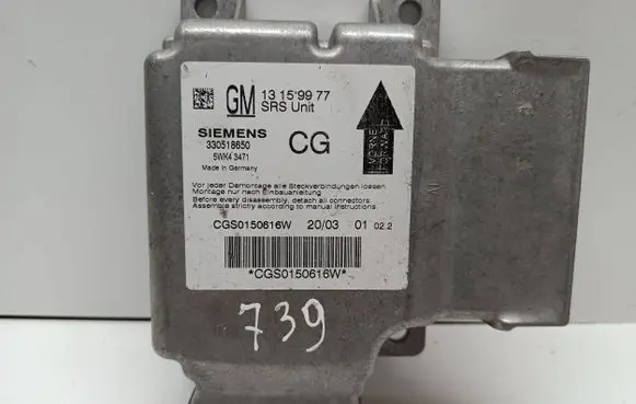 Opel Signum Airbag control unit/module 13159977 CGS0150616W 330518650