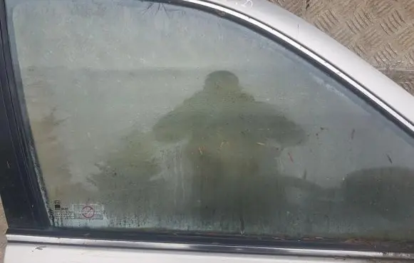 Front door window glass four-door