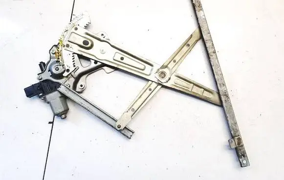 Mitsubishi Lancer X Sliding door window regulator with motor