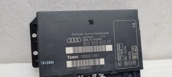 Audi A4 S4 B7 8E 8H Comfort/convenience module 8E0959433CF