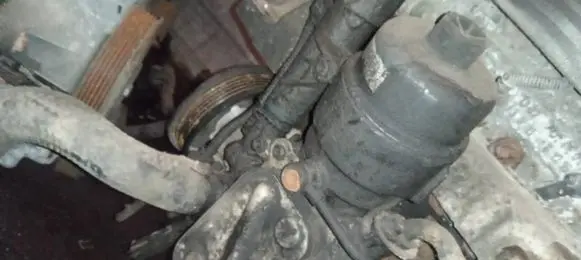 Opel Agila A Oil filter cover 