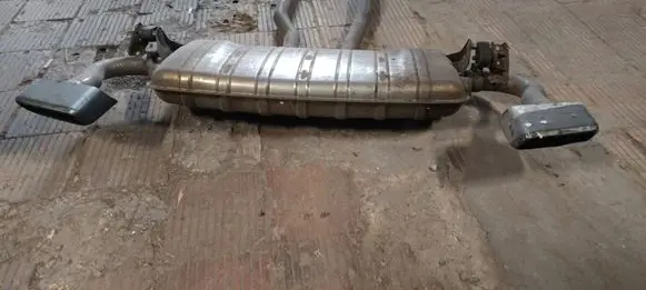 Porsche Cayenne (92A) Muffler/silencer 7L6253211C 7L6118C