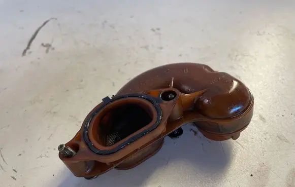 Renault Clio IV Oil sump strainer pipe 150503885R