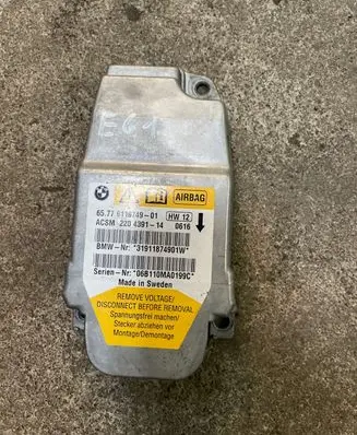 BMW 5 E60 E61 Airbag control unit/module 9118749 31911874901W