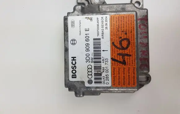 Volkswagen Phaeton Airbag control unit/module 3D0909601E 0285001733