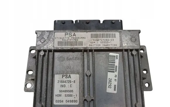 Citroen Xsara Picasso Engine control unit/module 9642191780