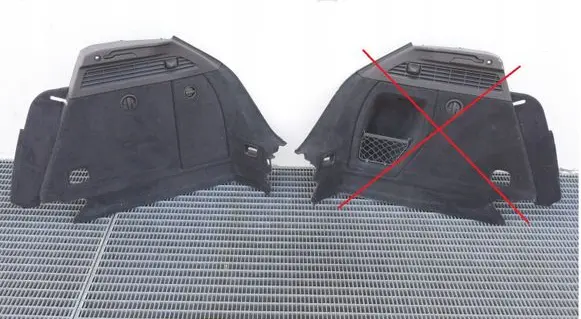 Audi A3 S3 8V Trunk/boot side trim panel 8V4863880