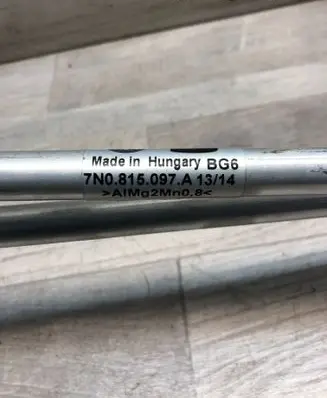 Seat Alhambra (Mk2) Engine coolant pipe/hose 7N0815097A