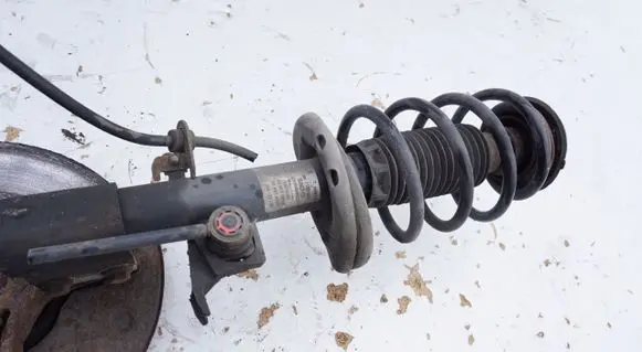 Citroen DS5 Front shock absorber with coil spring