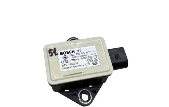Audi A6 S6 C6 4F ESP acceleration yaw rate sensor 8E0907637B