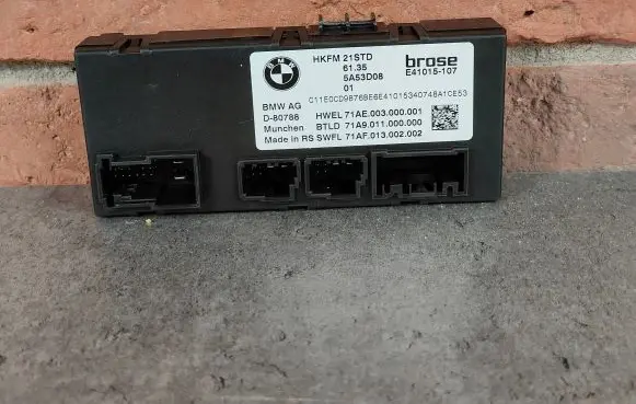 Tailgate/trunk control unit/module