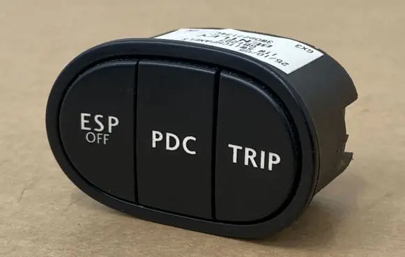 Bentley Continental ESP (stability program) switch 3W0927134C GB1297 16629